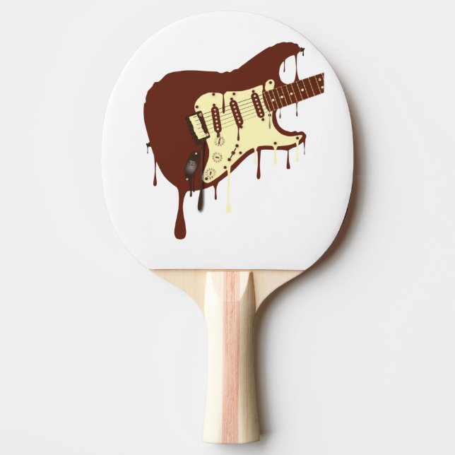 Melting Chocolate Guitar Pingisracket (Framsidan)