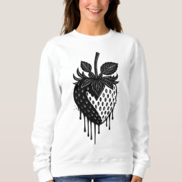 Melting Drip Strawberry Artwork T Shirt