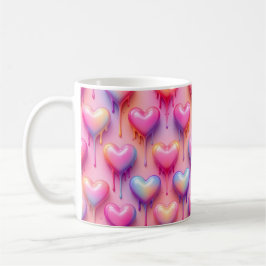 Melting Heart Mug – Pastel Love Design Kaffemugg