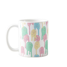 Melting Ice Cream and Sprinkles Pattern 