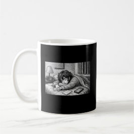 Melting Into Bed • Aesthetic Exhaustion Mug Kaffemugg