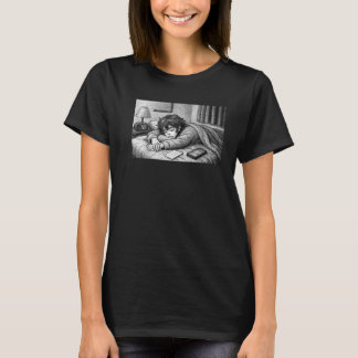Melting Into Bed • Aesthetic Exhaustion T-Shirt