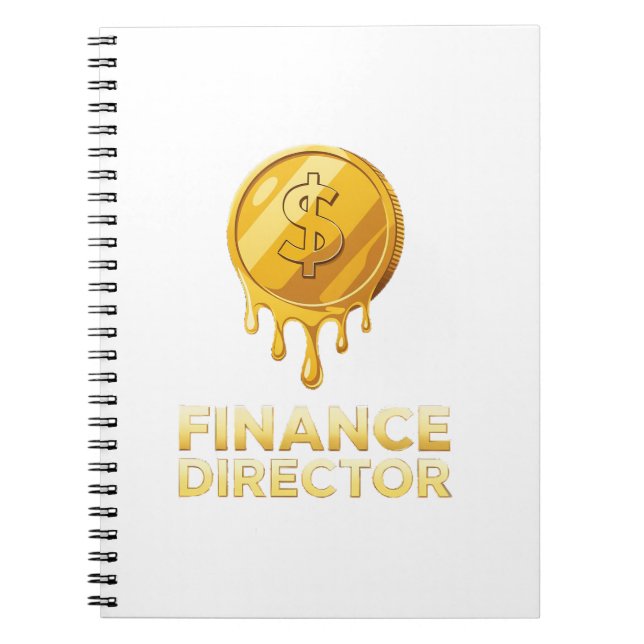 Melting Money Graphic Tee – Minimalist Finance V2 Anteckningsbok (Framsidan)
