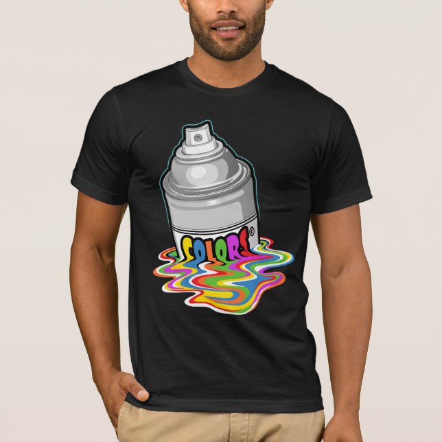 Melting spray t-shirt (Framsida)