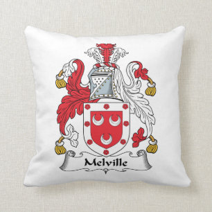 Melville familjvapensköld kudde