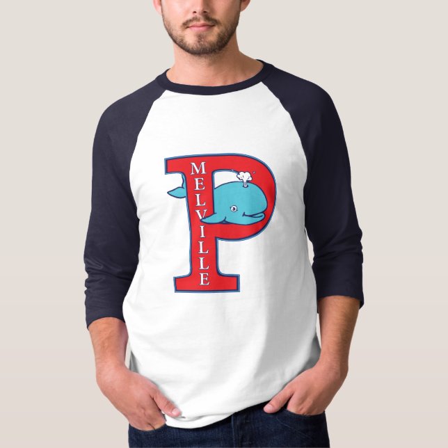 Melville ’P’ Raglan T-Shirt (Framsida)