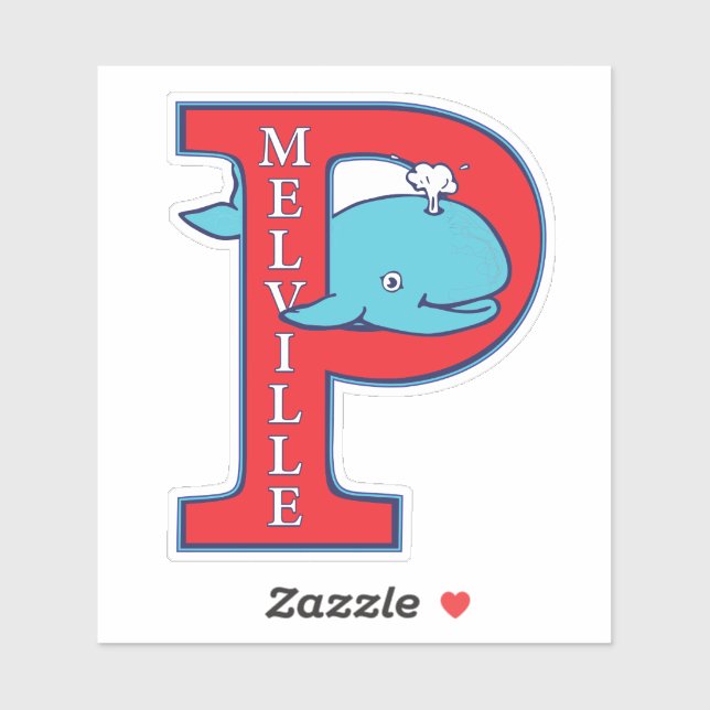 Melville ’P’ Vinyl Sticker Klistermärken (Ark)