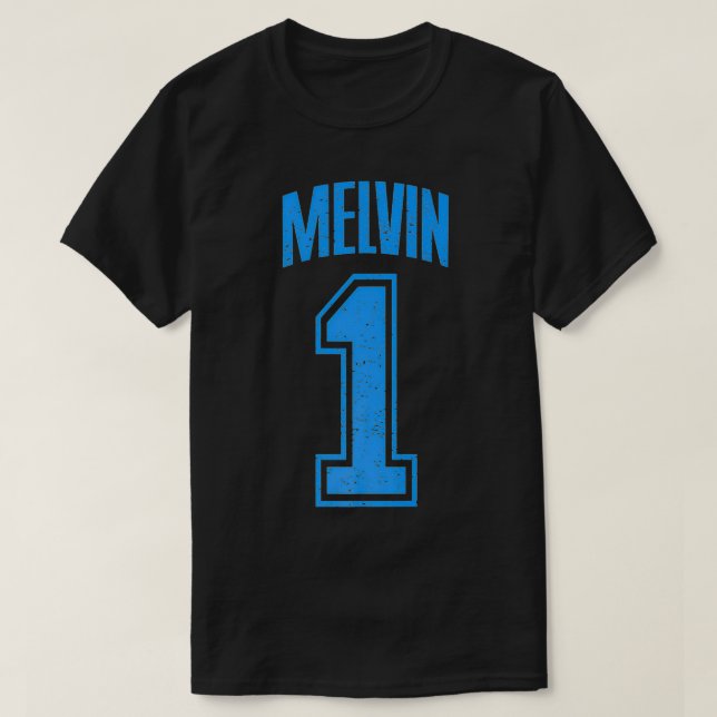 Melvin Supporter nummer 1 Underbarare Fläkt Premiu T Shirt (Design framsida)