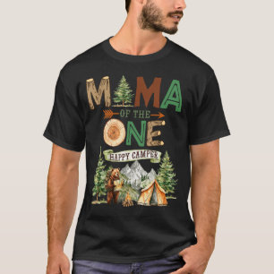 Mema för den lyckliga campingen på 1-årsdagen t shirt