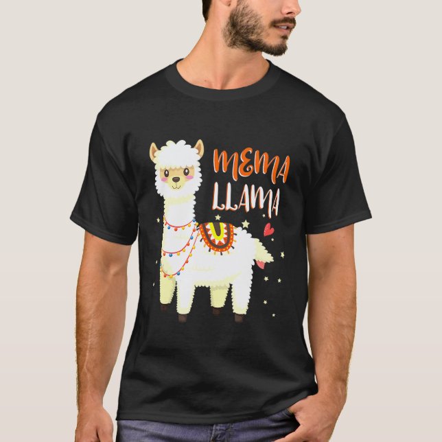 Mema Lama T Shirt (Framsida)