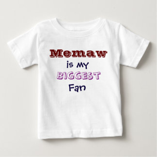 Memaw är min största fläkt Infant Småbarn T-Shirt