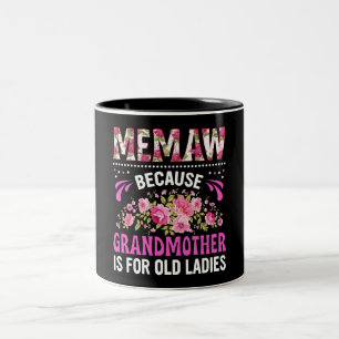 Memaw/Grandma Två-Tonad Mugg