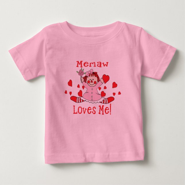 Memaw Kärlek Beme Rag Doll Tee (Framsida)