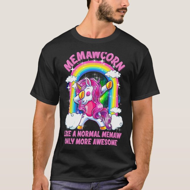 Memawcorn som en vanlig PM, bara mer Fantastisk-UN T Shirt (Framsida)