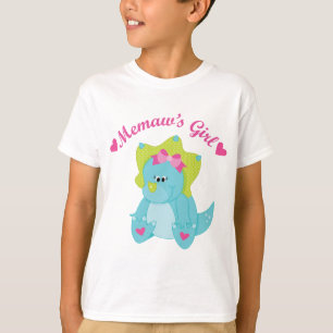 Memaws Girl Dinosaur Tee