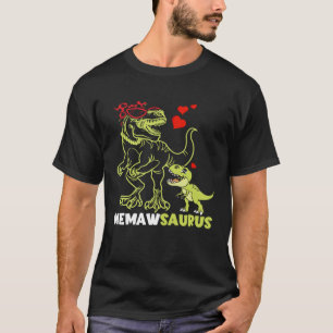 Memawsaurus Memaw Dinosaur Rex Mor-dagen T Shirt