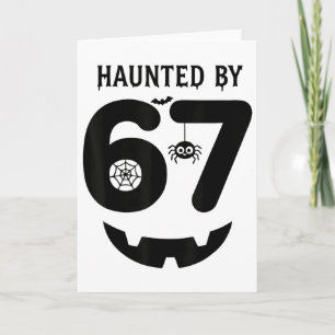 Meme 6 7 Italienska hjärnrutt Halloween-kostym hem Kort
