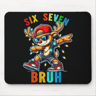 Meme 6 7 Renar Dabbar Six Seven Bruh För Män Musmatta