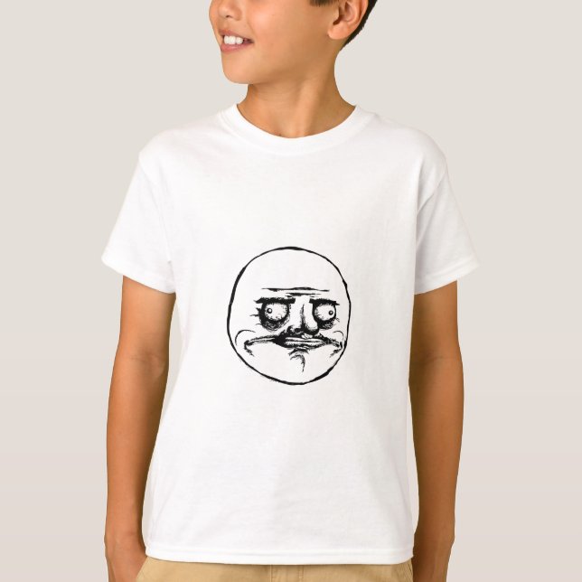 Meme ansikte t shirt (Framsida)