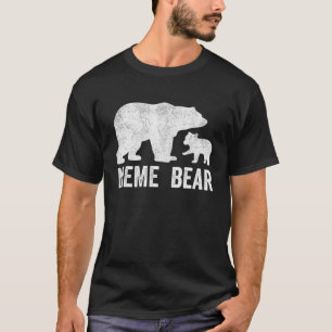 Meme Bear Mors dag, Unge Kid Fransk Canadian Gr T Shirt
