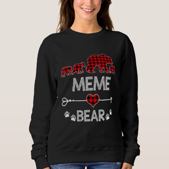 Meme Bear Red Buffalo Play Meme Bear Pajama T Shirt (Framsida)