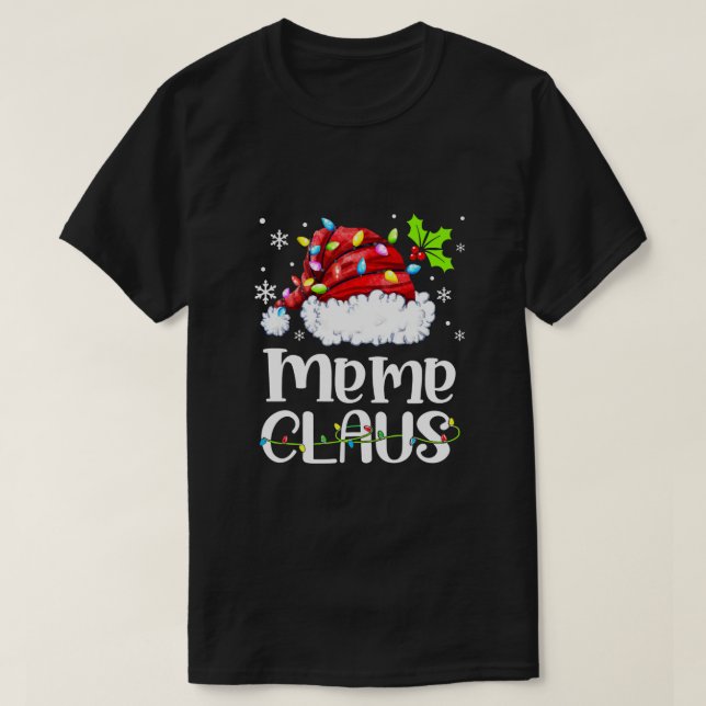 Meme Claus Gnome God jul Julafton Santa's Favo T Shirt (Design framsida)