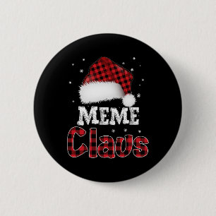Meme Claus jul Red Play Pajama Family Match Knapp