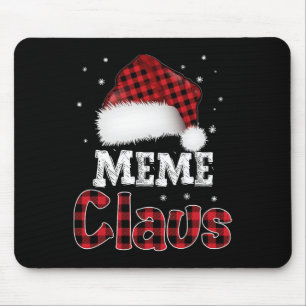 Meme Claus jul Red Play Pajama Family Match Musmatta