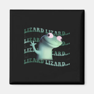 Meme Funny Weirdcore Animal Women Manar Lizard Liz Magnet