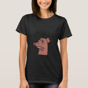 Meme Hund Phteven Rolig hund T Shirt