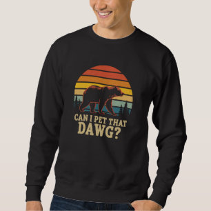 Meme Kvinnor Dawg Vandring Camping Björn Får Jag K Lång Ärmad Tröja