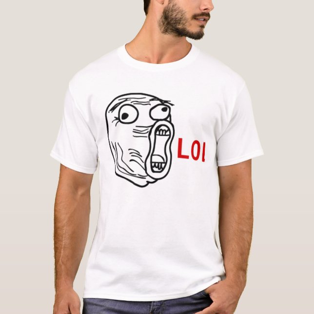 Meme LOL T Shirt (Framsida)