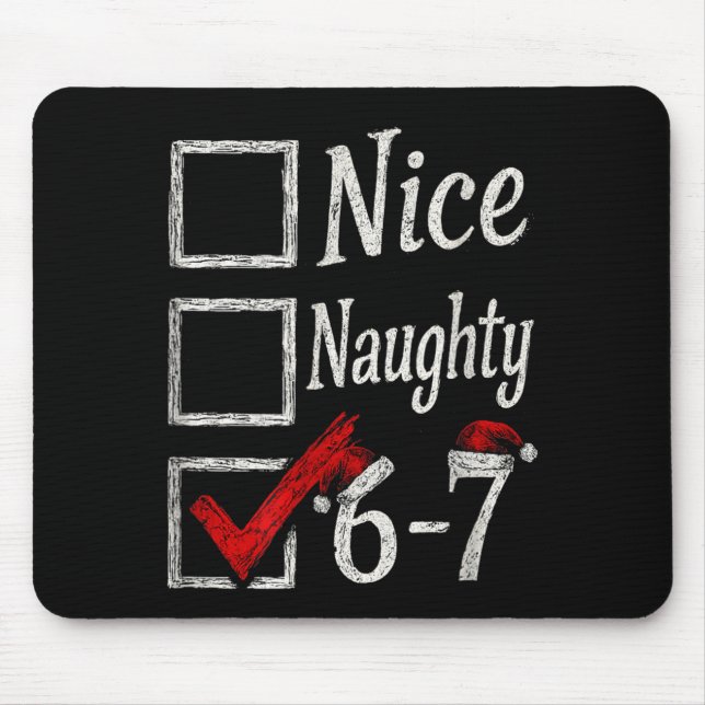 Meme Nice Naughty Christmas Funny Gift Men, Women  Musmatta (Framsidan)