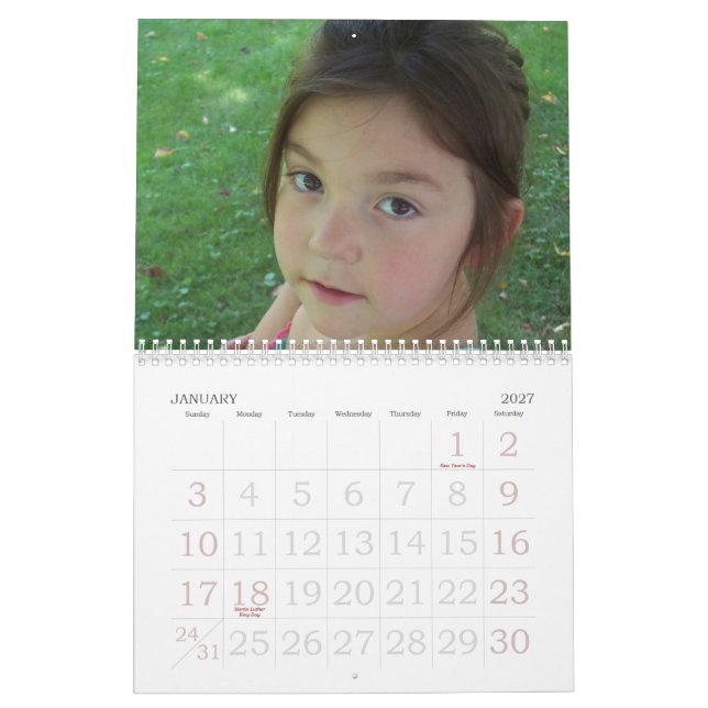 Meme och Bumpa Kalender (Jan 2027)
