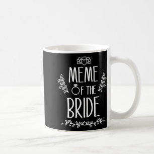 Meme Om Brud Bröllopsfest Familj Kaffemugg