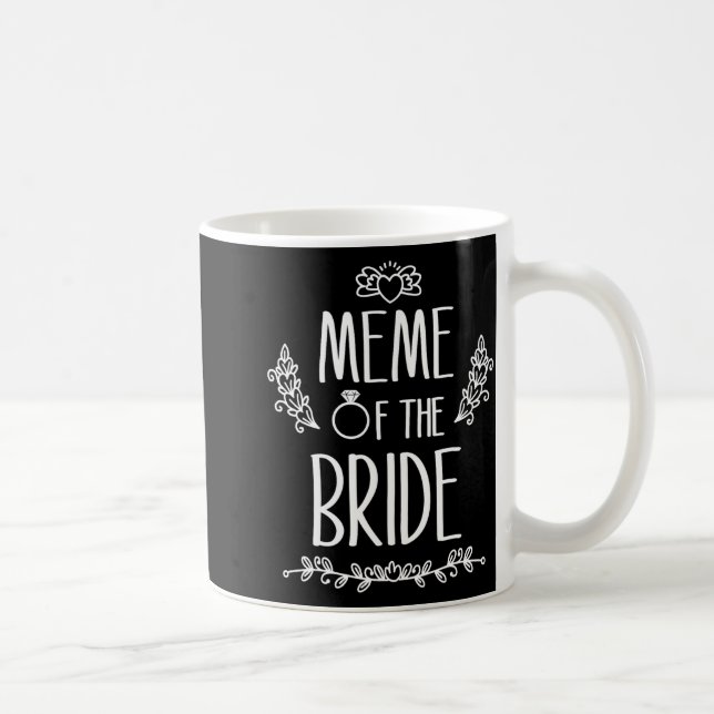 Meme Om Brud Bröllopsfest Familj  Kaffemugg (Höger)