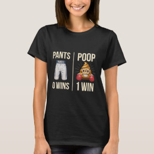 Meme Poop Toilet Humor Poop Funny som säger Byxor T Shirt