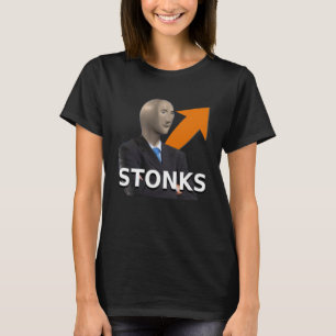 Meme Stonks Man Plus Arrow T Shirt