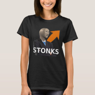 Meme Stonks Man Plus Pil T Shirt