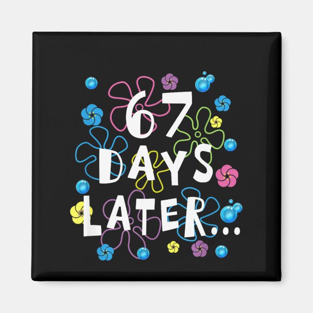 Meme Teacher Student School Funny Gift Men Women T Magnet (Framsidan)