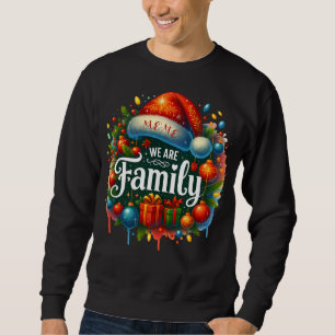 Meme Vi Är Familj Lång Ärmad Tröja