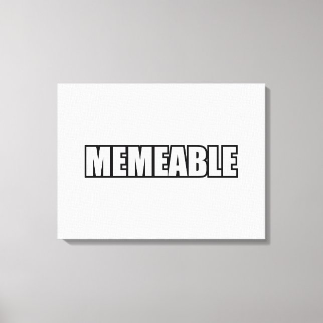 MEMEMEABEL CANVASTRYCK (Framsida)