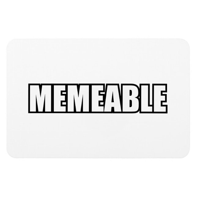 MEMEMEABEL MAGNET (Horisontell)