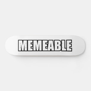 MEMEMEABEL MINI SKATEBOARD BRÄDA 18,5 CM
