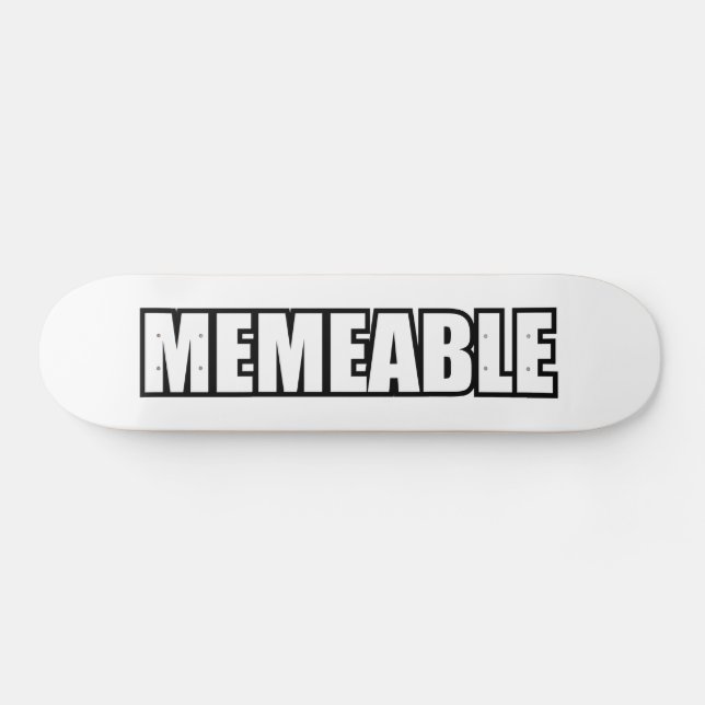 MEMEMEABEL MINI SKATEBOARD BRÄDA 18,5 CM (Horz)