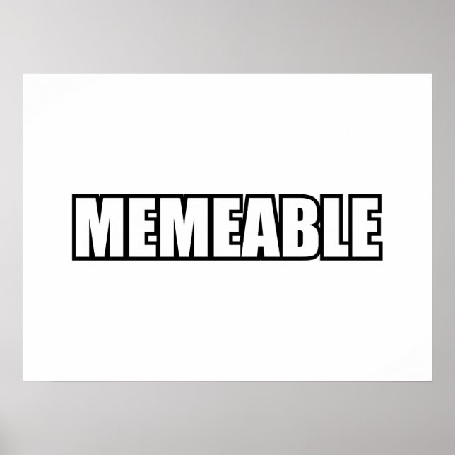 MEMEMEABEL POSTER (Framsidan)