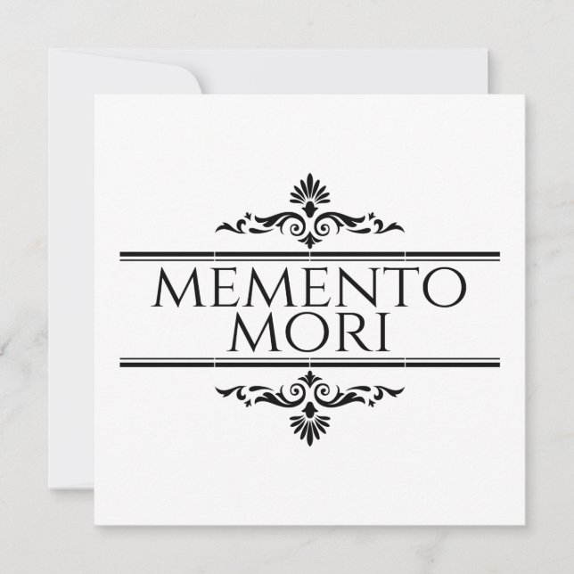 Memento Mori (Framsida)