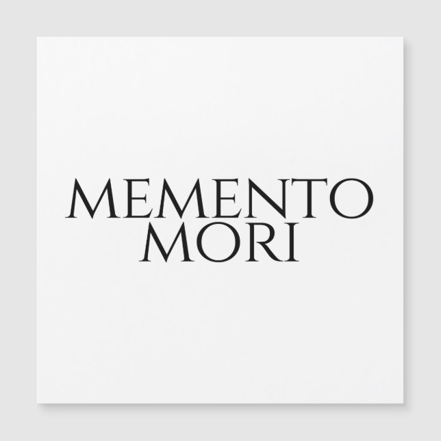 Memento Mori (Framsida)
