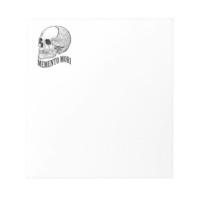 Memento mori anteckningsblock (Framsida)