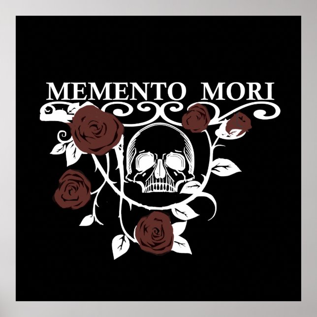 memento mori blomma poster (Framsidan)